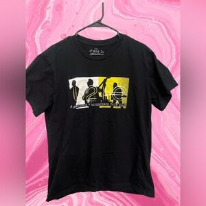 Live Nation Black Tee with Yellow‎ Graphic
